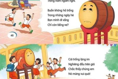 TRƯỚC THỀM NĂM HỌC MỚI, CẢM XÚC LÂNG LÂNG KHI ĐỌC BÀI THƠ “CÁI TRỐNG TRƯỜNG EM”